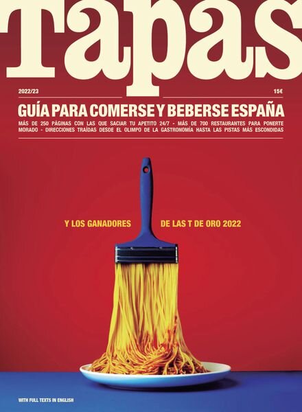 Tapas Spanish Edition – Guia TAPAS para comerse y beberse Espana 2022-2023 Cover