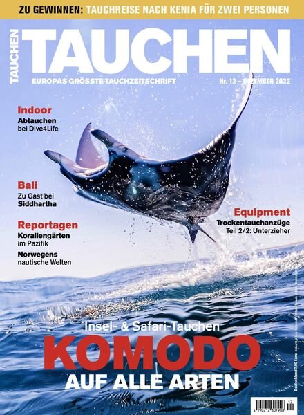 Tauchen – Dezember 2022 Cover