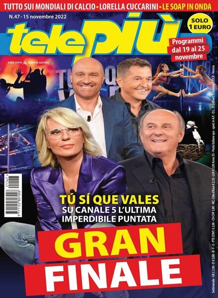 Telepiu – 15 novembre 2022 Cover