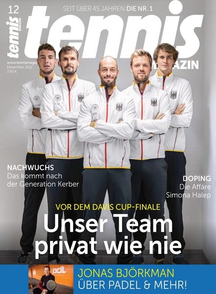 tennis Magazin – Dezember 2022 Cover