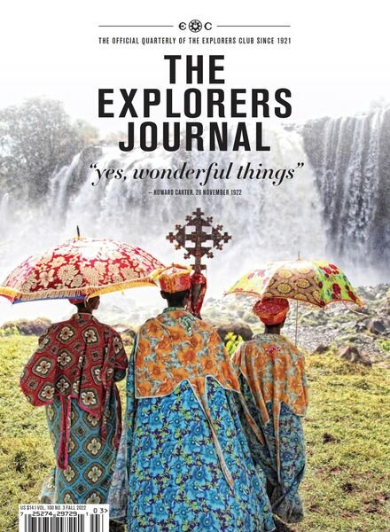 The Explorers Journal – November 2022 Cover