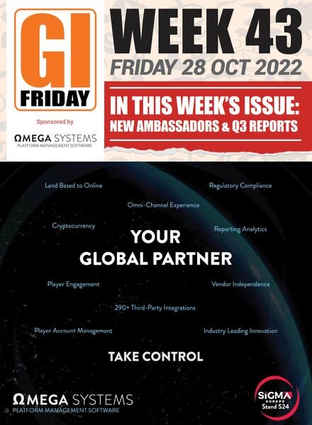 The Gambling Insider Friday – 27 February 2022 Cover