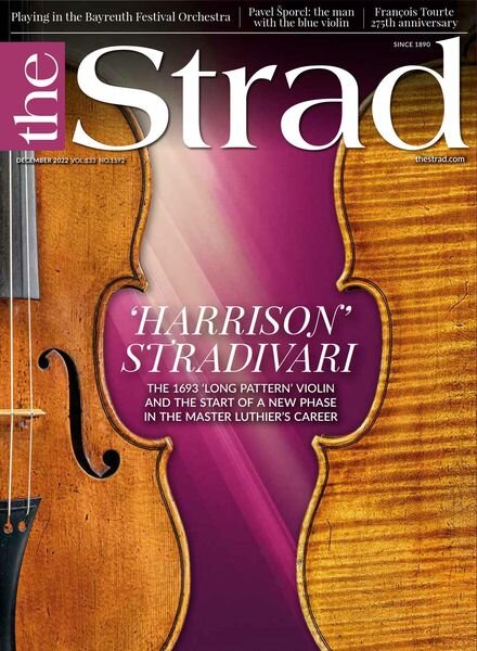 The Strad – Issue 1592 – December 2022 Cover