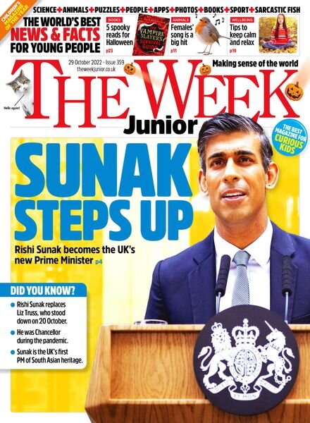 The Week Junior UK – 29 October 2022 Cover