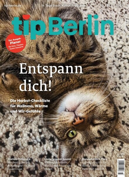 tip Berlin – 09 November 2022 Cover