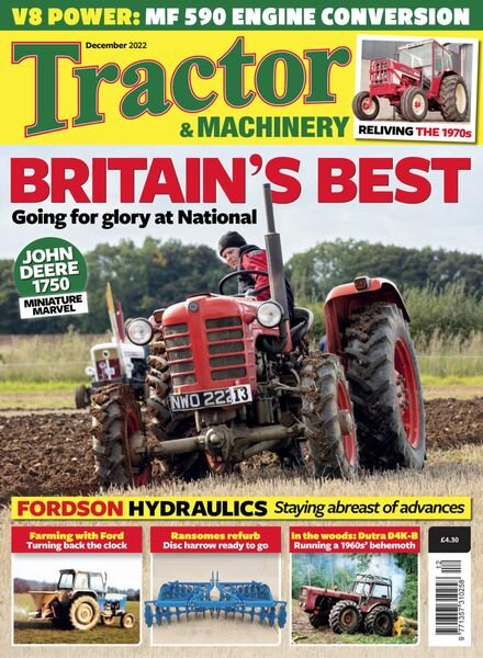 Tractor & Machinery – December 2022 Cover