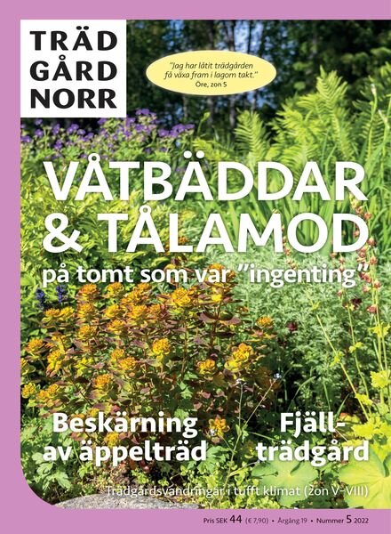 Tradgard Norr – oktober 2022 Cover
