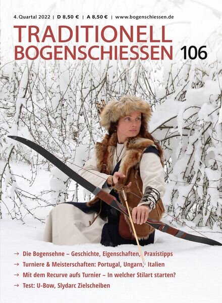 Traditionell Bogenschiessen – November 2022 Cover
