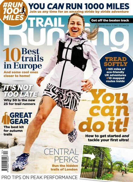 Trail Running – December-January 2022 Cover