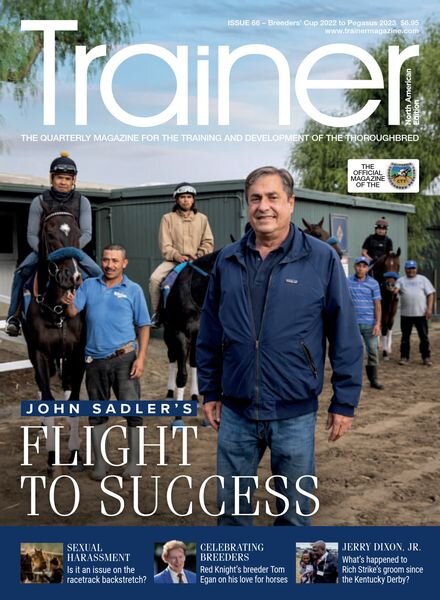 Trainer Magazine North American Edition – Issue 66 – Breeders’ Cup 2022 to Pegasus 2023 Cover