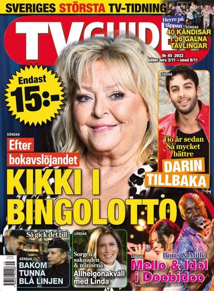 TV-guiden – 03 november 2022 Cover