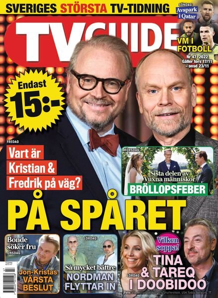 TV-Guiden – 15 november 2022 Cover