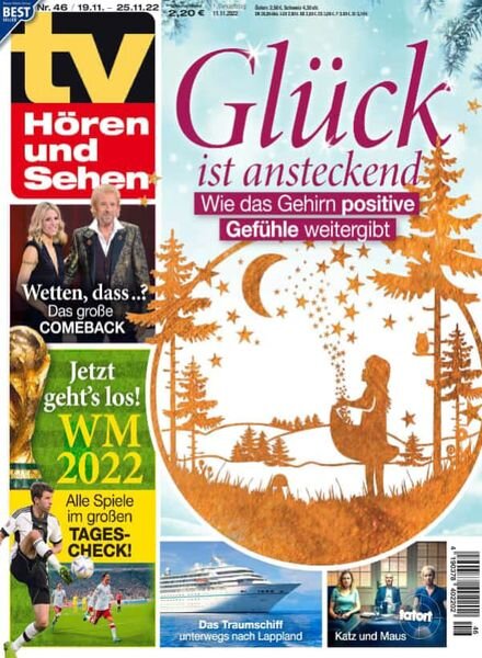 TV Horen und Sehen – 11 November 2022 Cover