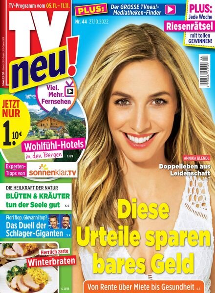 TV neu – Nr 44 2022 Cover