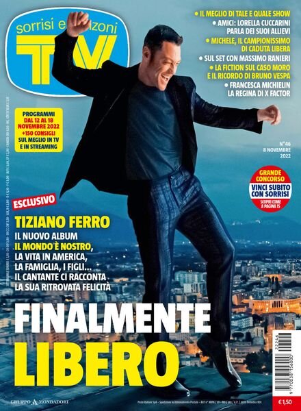 TV Sorrisi e Canzoni – 8 Novembre 2022 Cover