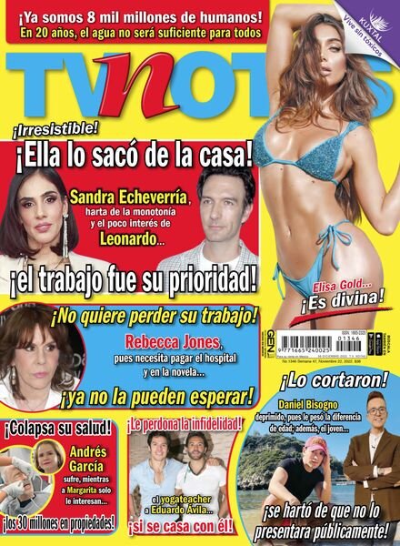 TvNotas – noviembre 22 2022 Cover