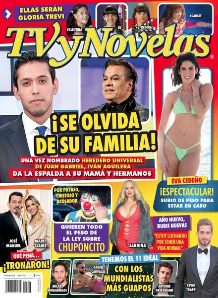 TVyNovelas Mexico – 14 noviembre 2022 Cover