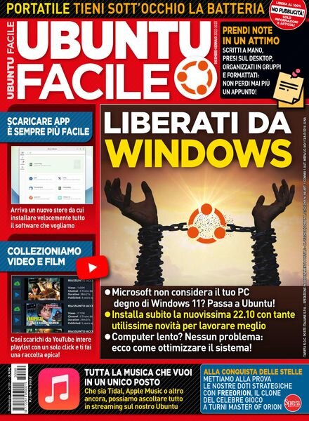 Ubuntu Facile – Dicembre 2022 – Gennaio 2023 Cover