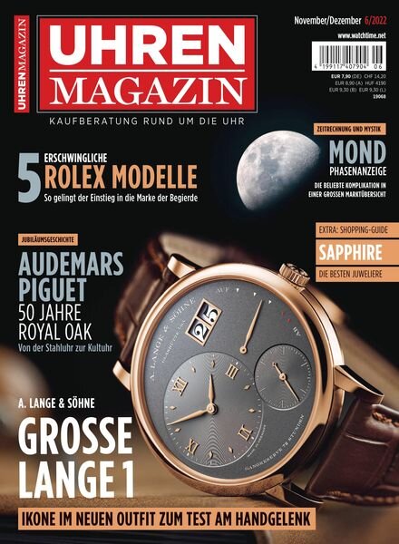 Uhren Magazin – Oktober 2022 Cover