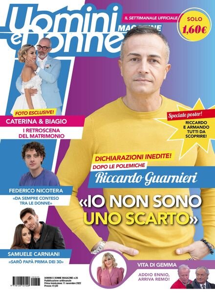 Uomini e Donne Magazine – 11 novembre 2022 Cover