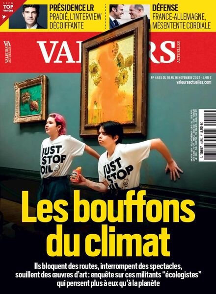Valeurs actuelles – 10 novembre 2022 Cover