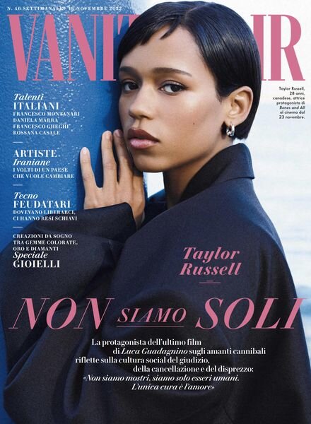 Vanity Fair Italia – 16 novembre 2022 Cover