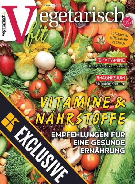Vegetarisch fit – November 2022 Cover