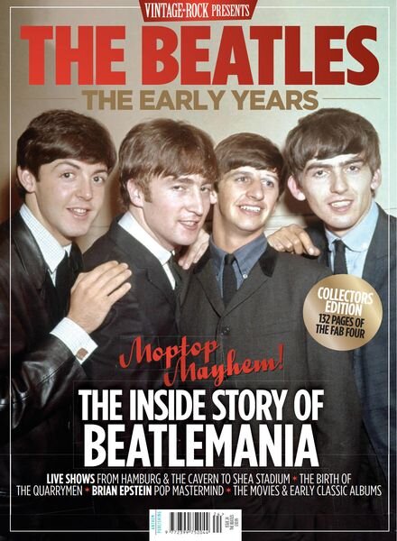 Vintage Rock Presents – Issue 24 The Beatles The Early Years – November 2022 Cover