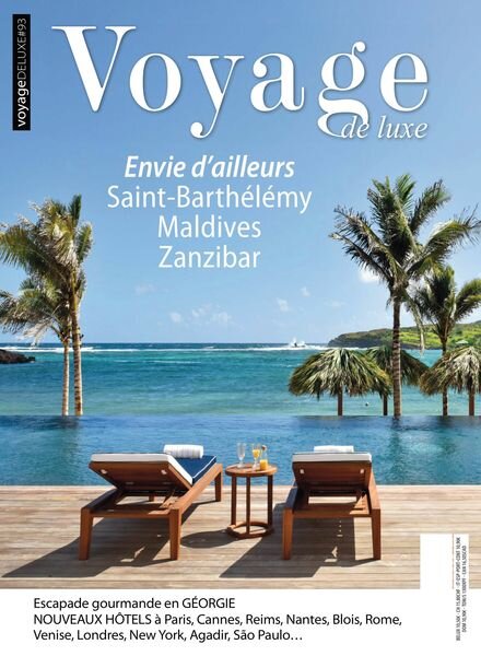 Voyage de Luxe – novembre 2022 Cover