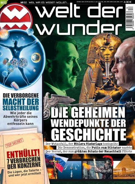 Welt der Wunder – Dezember 2022 Cover