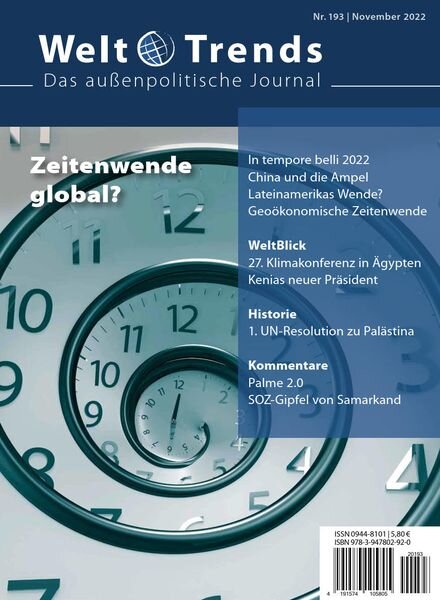 WeltTrends – November 2022 Cover