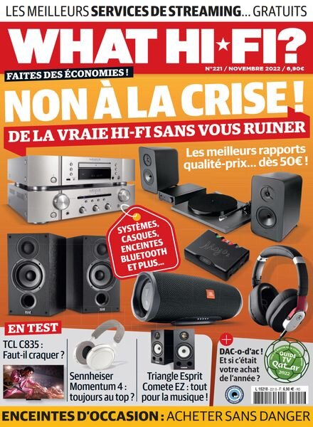 What Hifi France – novembre 2022 Cover