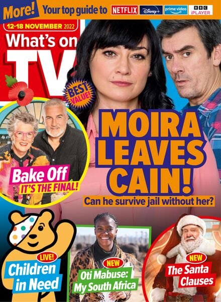 What’s on TV – 12 November 2022 Cover
