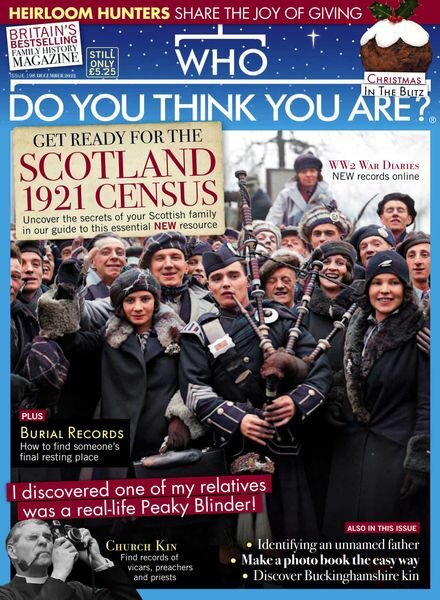 Who Do You Think You Are – December 2022 Cover