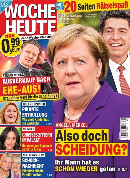 Woche Heute – 23 November 2022 Cover
