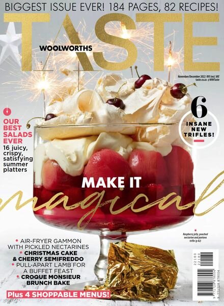 Woolworths Taste – November 2022 Cover