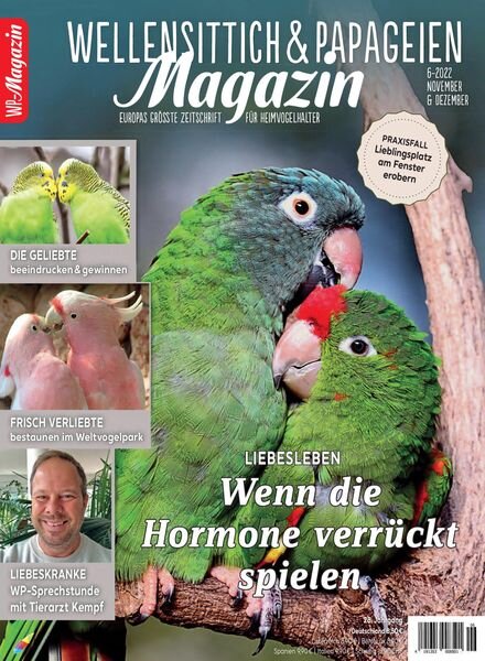 WP-Magazin Wellensittich & Papageien – November 2022 Cover