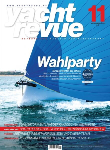 Yachtrevue – November 2022 Cover