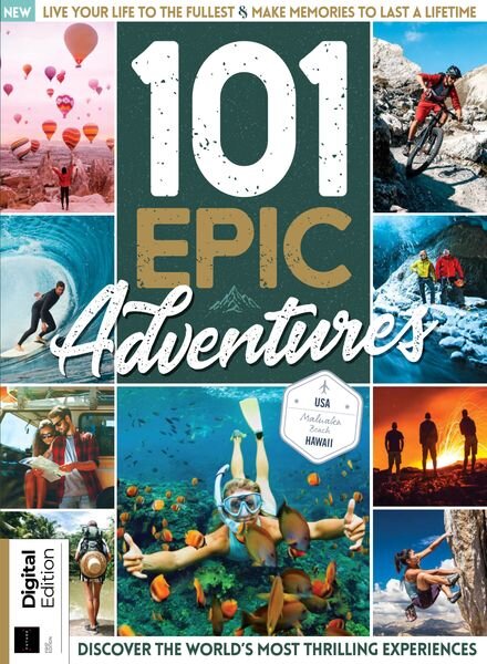 101 Epic Adventures – 1st Edition – 27 October 2022 Cover