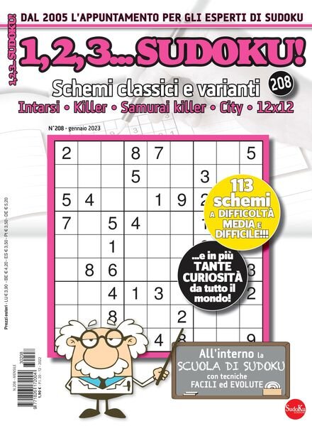 123 Sudoku – gennaio 2023 Cover