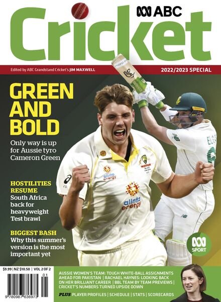 ABC Cricket Magazine – November 2022 Cover