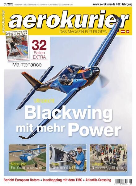 Aerokurier Germany – Januar 2023 Cover