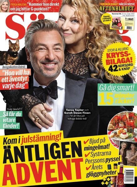 Aftonbladet Sondag – 27 november 2022 Cover