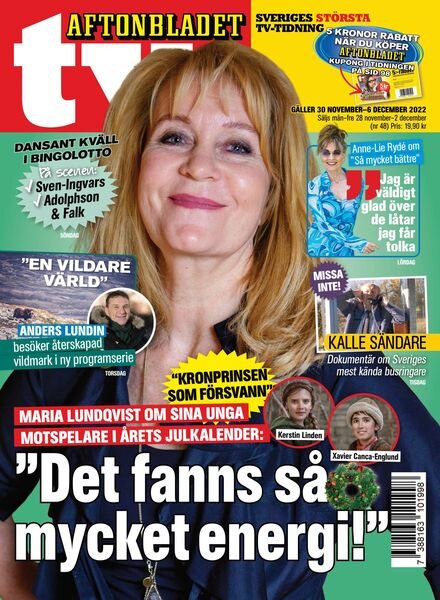 Aftonbladet TV – 28 november 2022 Cover