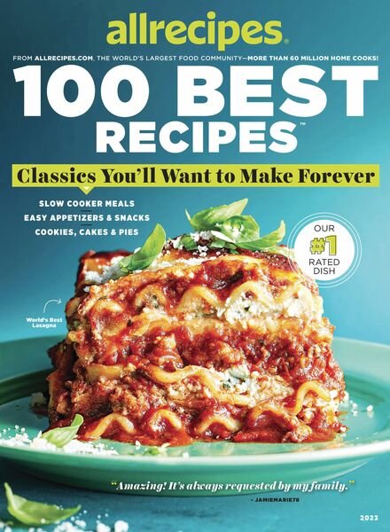 allrecipes 100 Best Recipes – November 2022 Cover