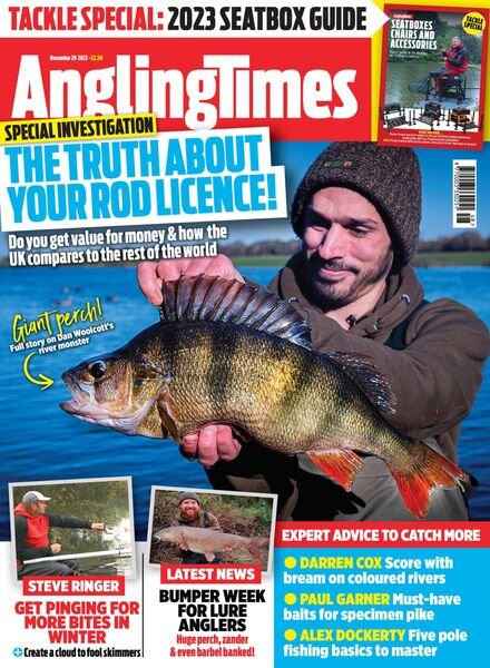 Angling Times – 29 November 2022 Cover