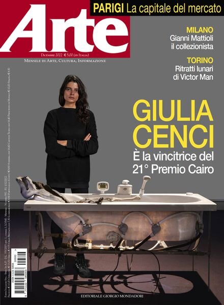 Arte – Dicembre 202 Cover