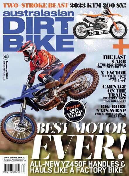 Australasian Dirt Bike – January 2023 Cover