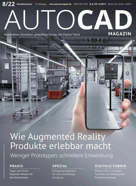 AutoCAD & Inventor Magazin – November 2022 Cover