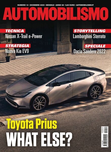 Automobilismo – dicembre 2022 Cover